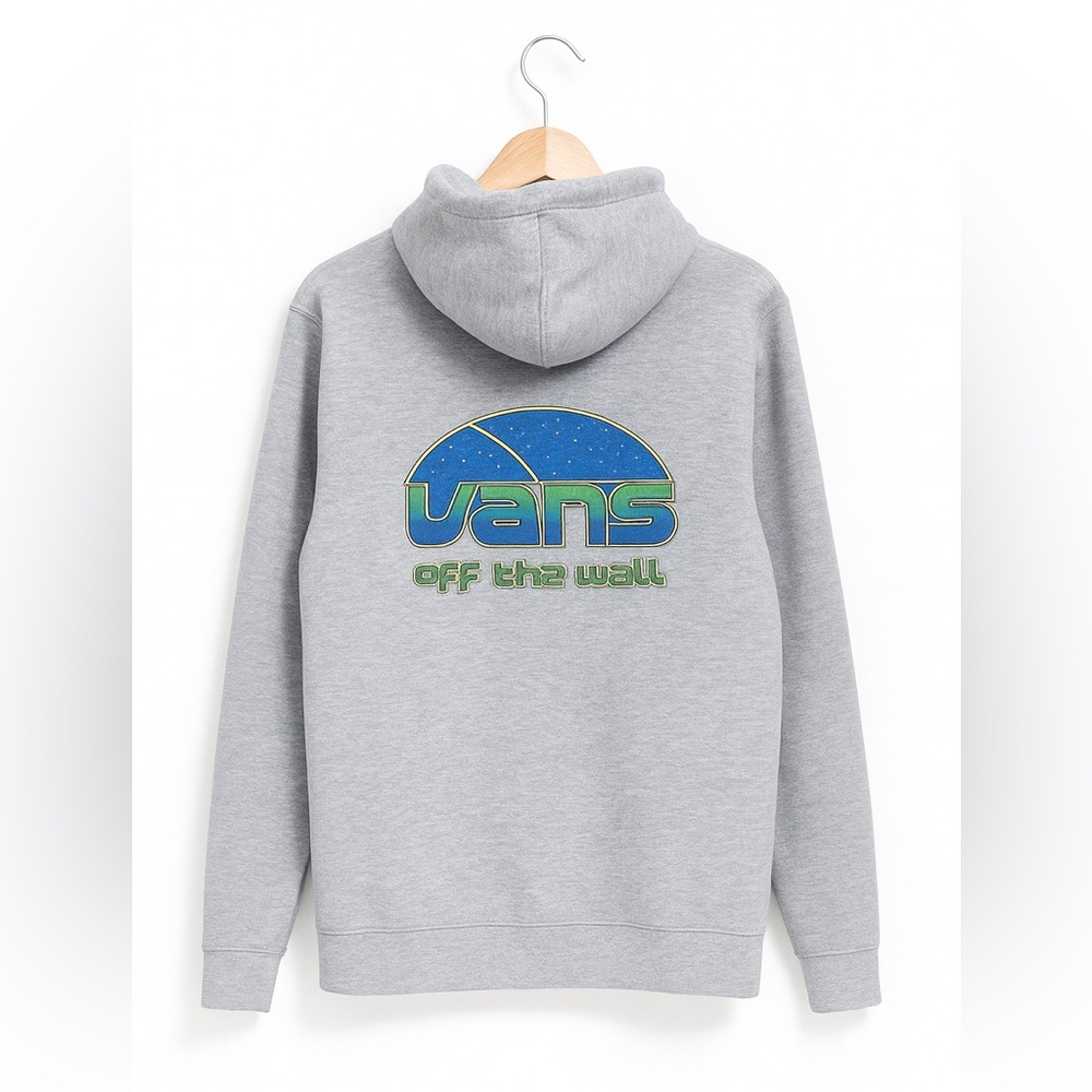 Vans off the wall kids gray hoodie size kids XL ages 14+